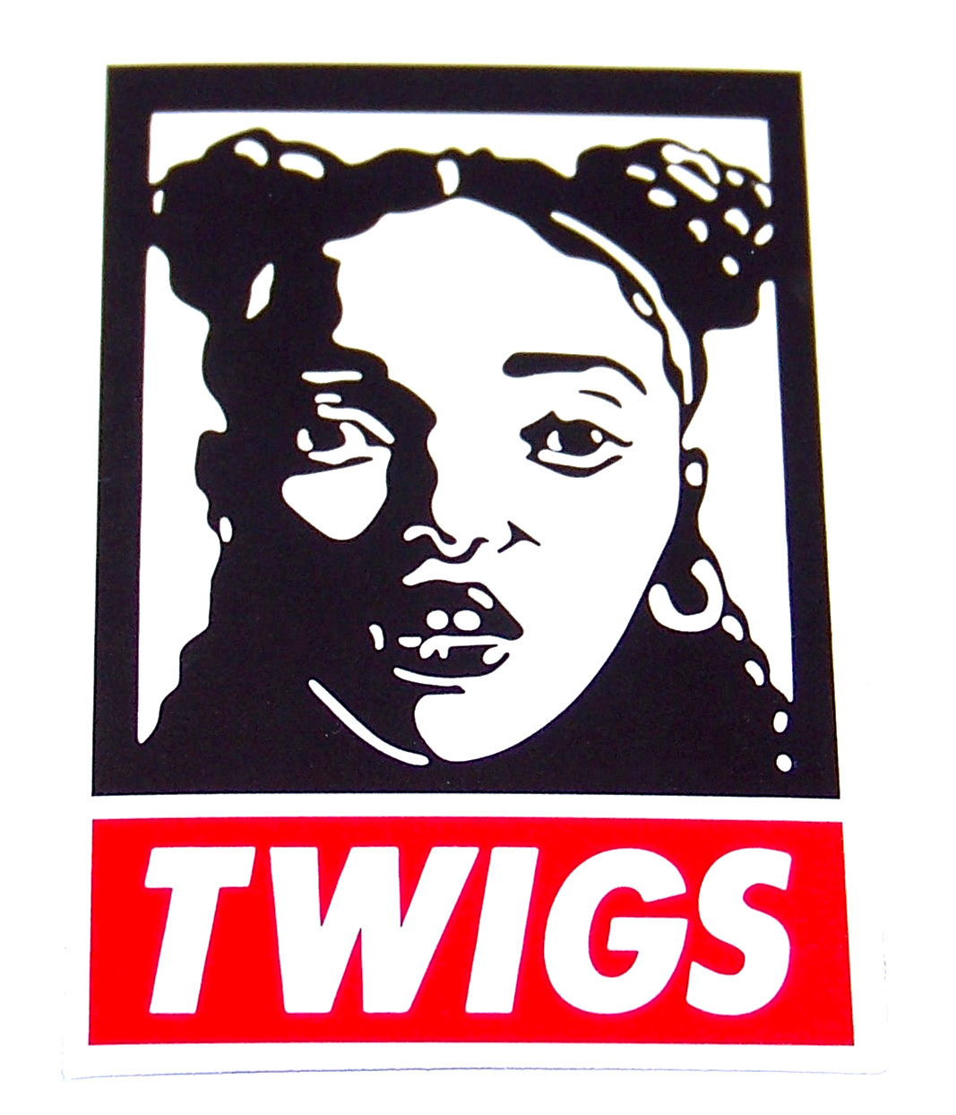 TWIGS Logo Cut Sticker Decal Band Music UK Techno R&B FKA twigs