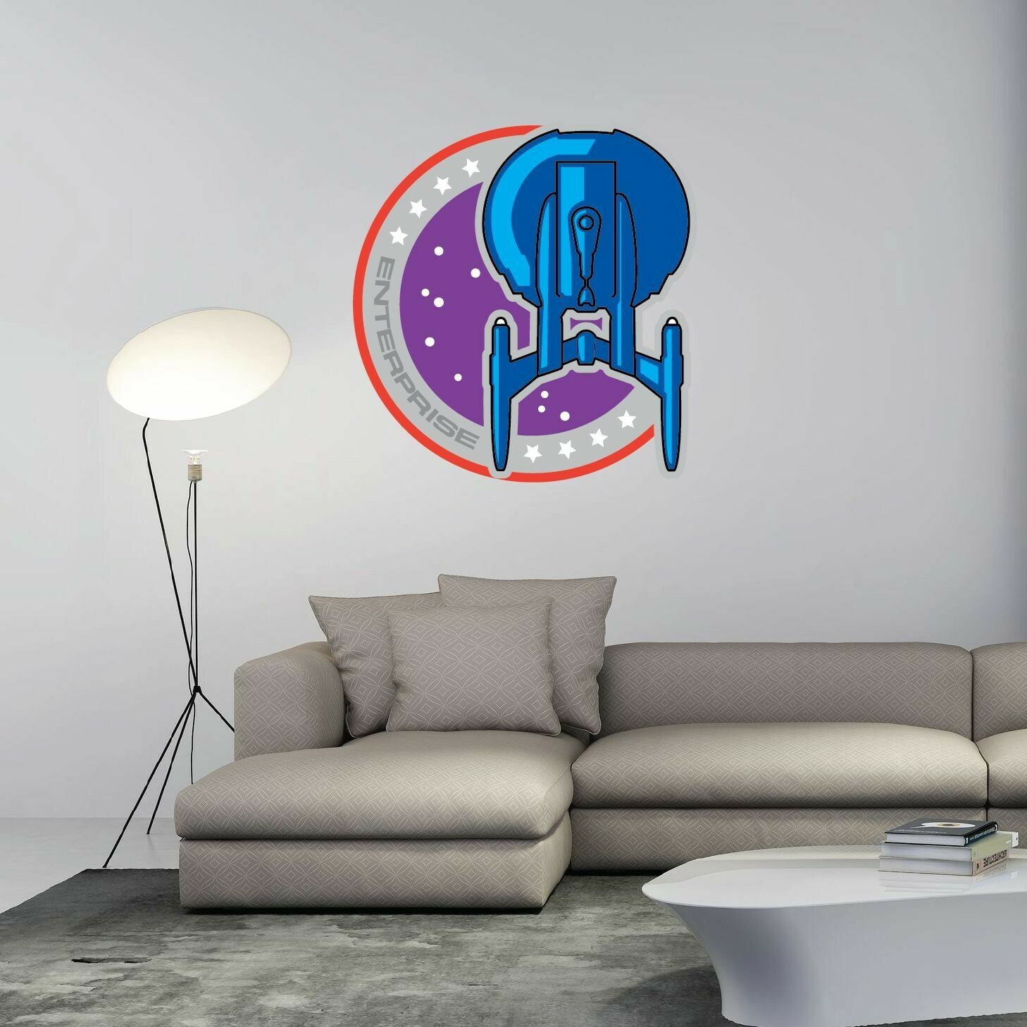 Star Trek Enterprise Movie Room Wall Decor Sticker Decal 20″X25″