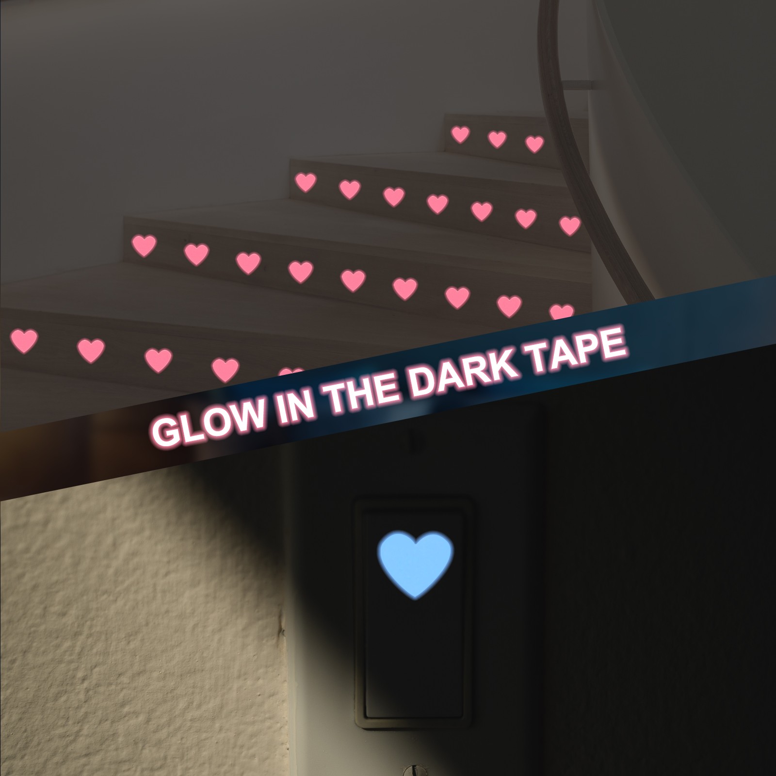 32 Pcs Glow in the Dark Star Stickers, Shooting Star Luminous Decor, Orange