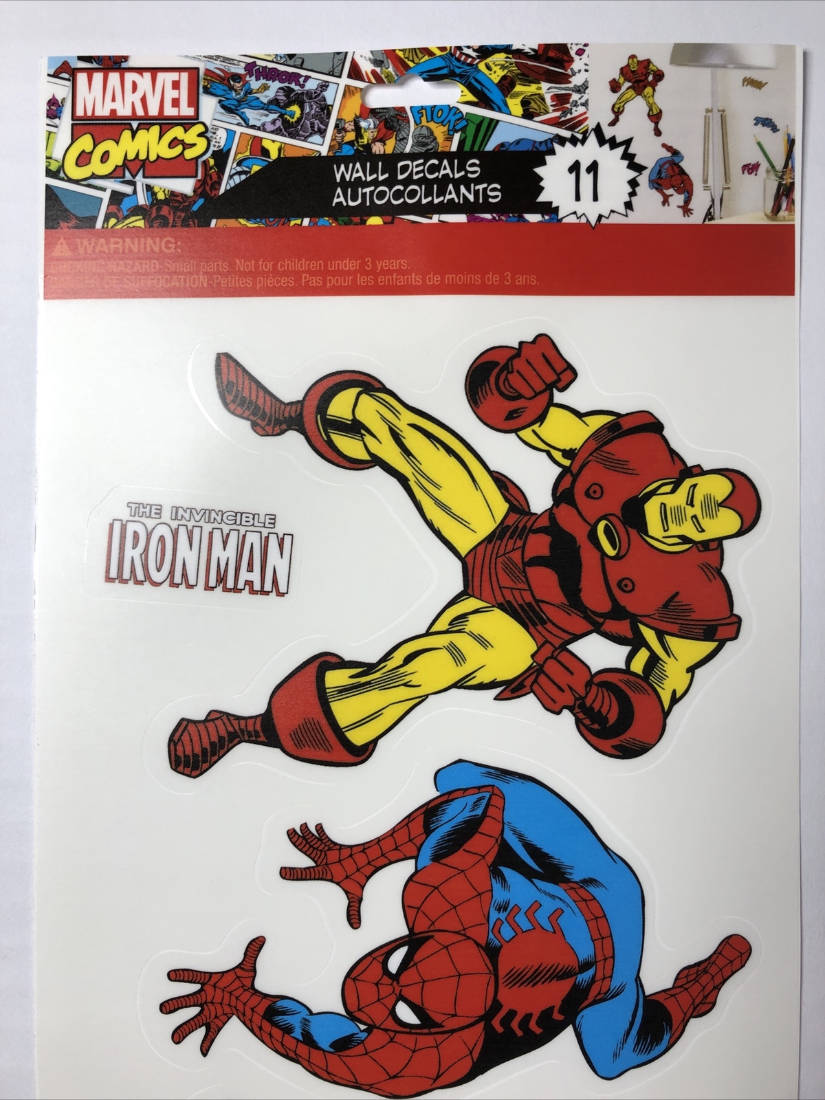 Marvel Comics Wall Decals Removable & Repositionable Made in USA