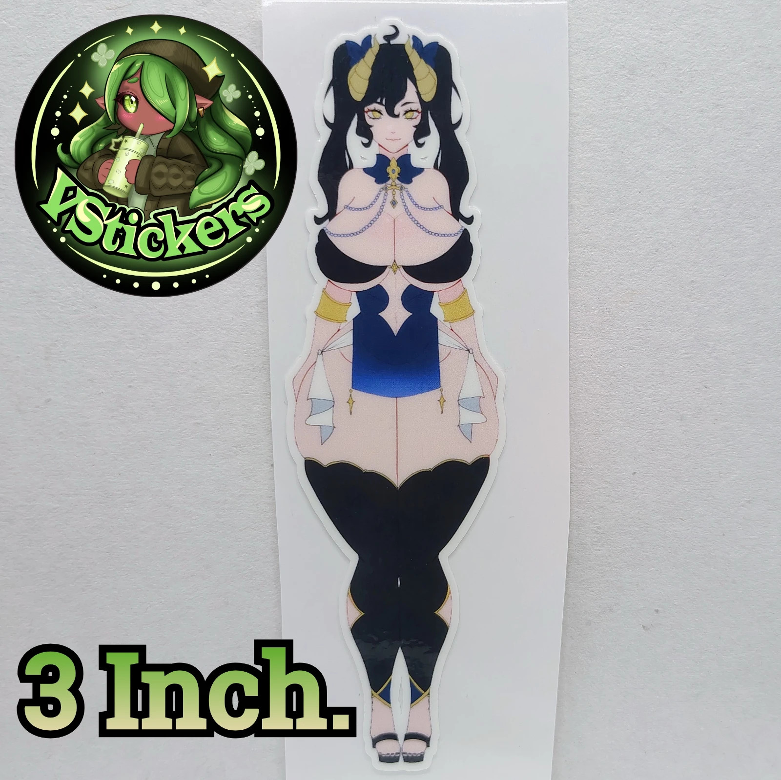 [OC][3 Inch] Rosa Hectora the Twisted Demon! – Water-Resistant Vinyl Sticker!