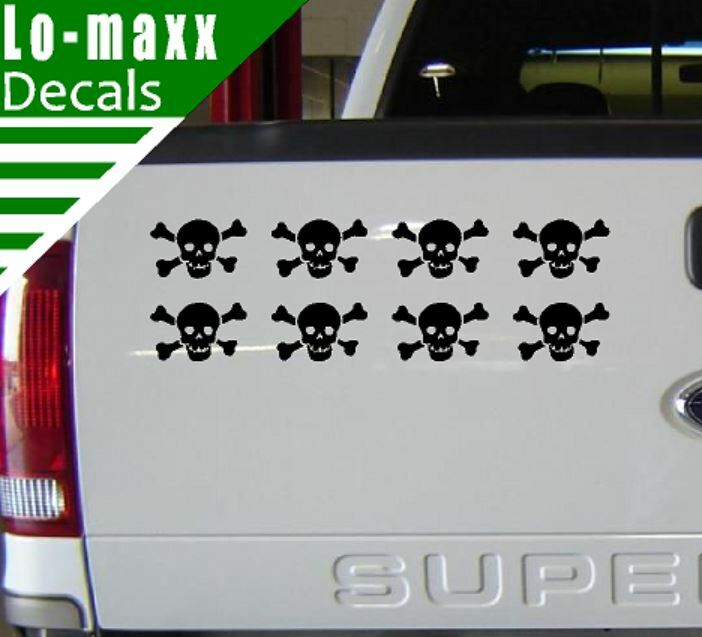 Skull And Crossbones Kill Markings Car Truck High Quality Die Cut Vinyl Decal