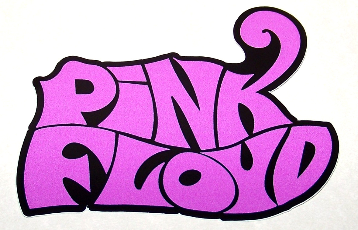PINK FLOYD – Logo LARGE Die Cut Sticker Decal Music Band Rock Pink Floyd