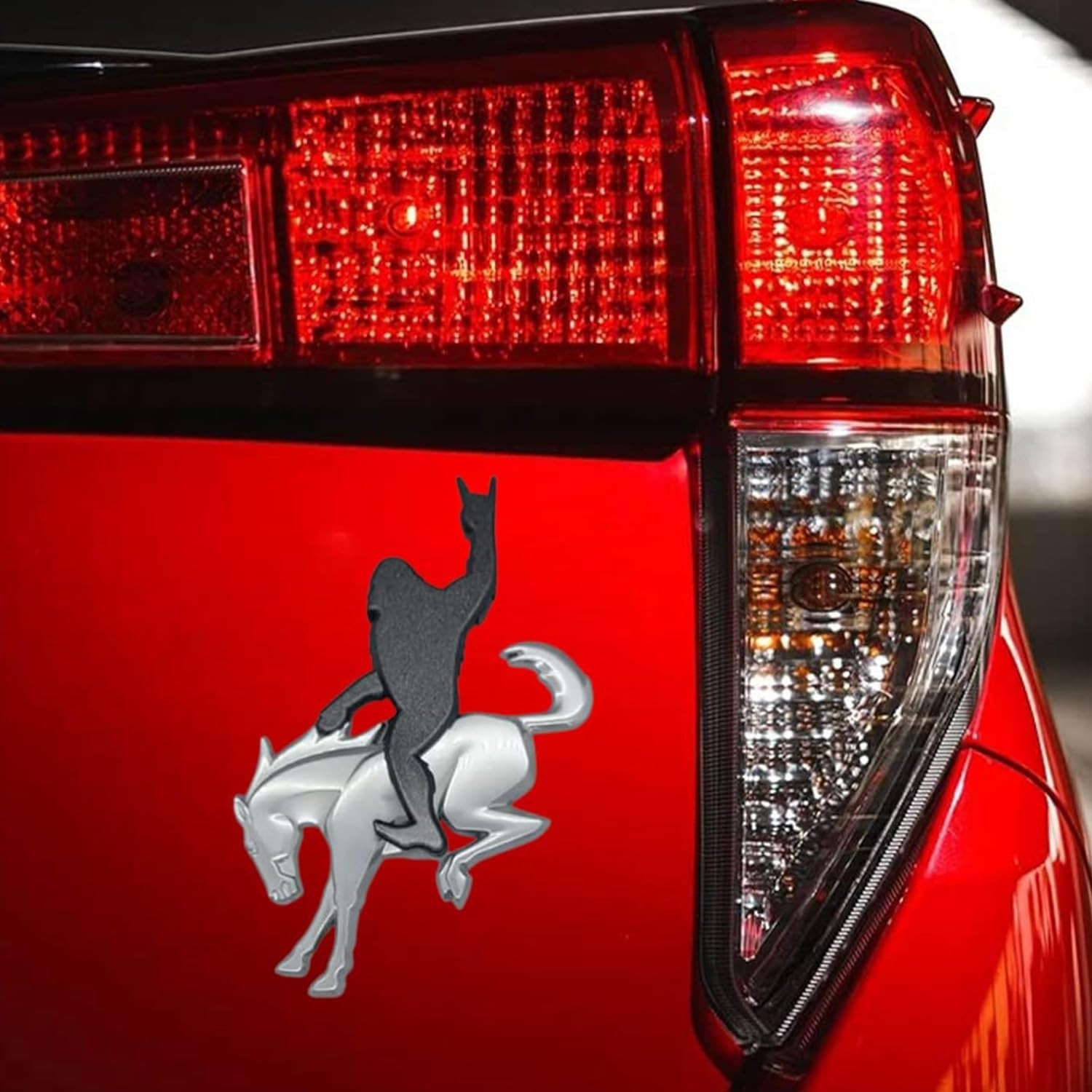 Add-A-Sasquatch Emblem for Bronco – 3″ x 4″ Overlay Decal – Easy Install, Ind…