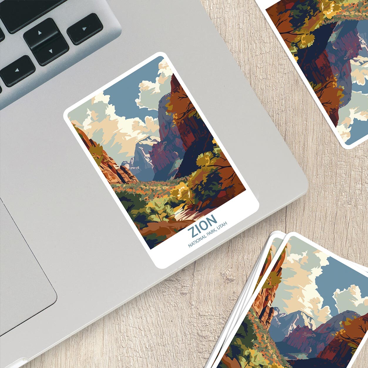 Zion National Park Sticker – Durable Vinyl Sticker