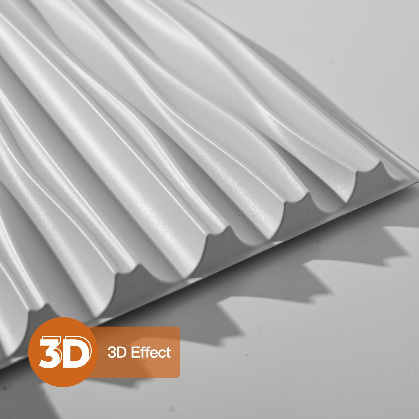 6 Pack 48″ x 24″ 3D PVC Wall Panels ,Ceilings,Black or White,Tree groove texture