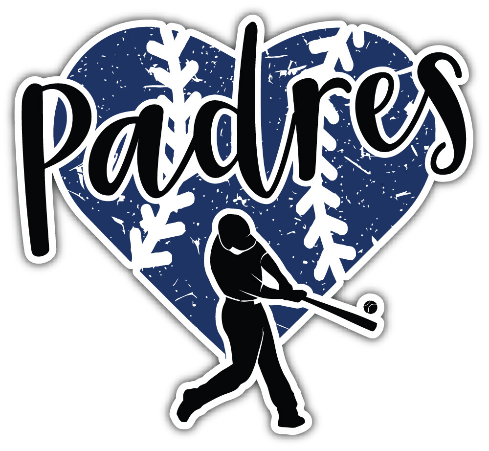 San Diego Padres MLB Baseball Sport Logo Car Bumper Sticker Decal “SIZES”