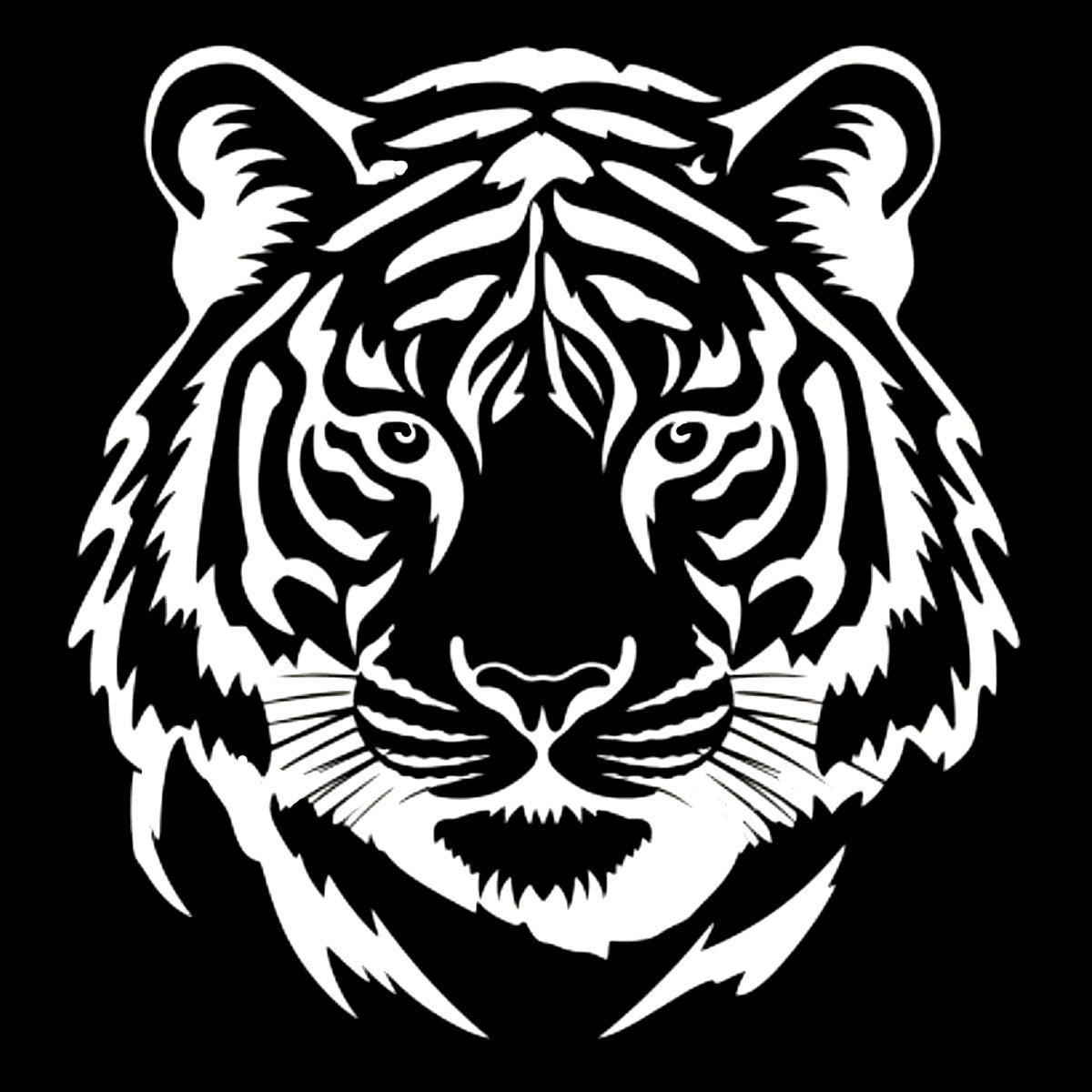 Siberian Tiger 2 Vinyl Decals Car Truck Window Tumbler Laptop Tablet Mailbox