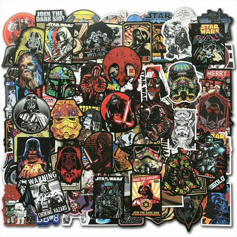 100x Star Wars Vinyl Stickers Pack Bomb Car Laptop Skateboard Luggage Decals Lot