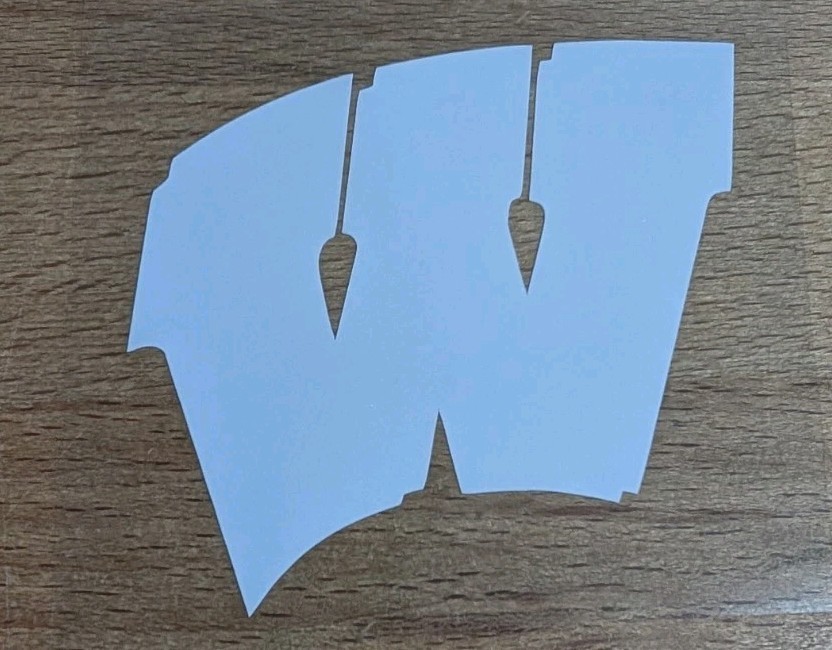 Wisconsin Badgers vinyl decal