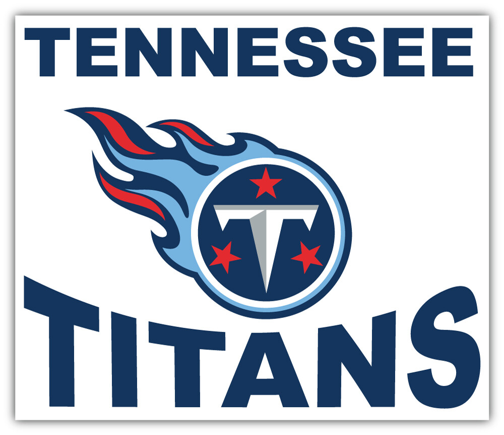 Tennessee Titans NFL Sport Car Bumper Sticker Decal “SIZES”
