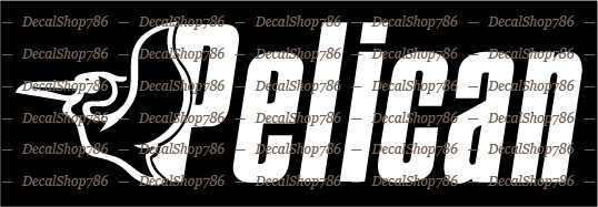 Pelican Boats – Outdoor Sports – Vinyl Die-Cut Peel N’ Stick Decals/Stickers