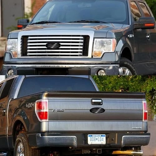 9 Inch American Black Flag Emblem for Ford,Replacement for Ford