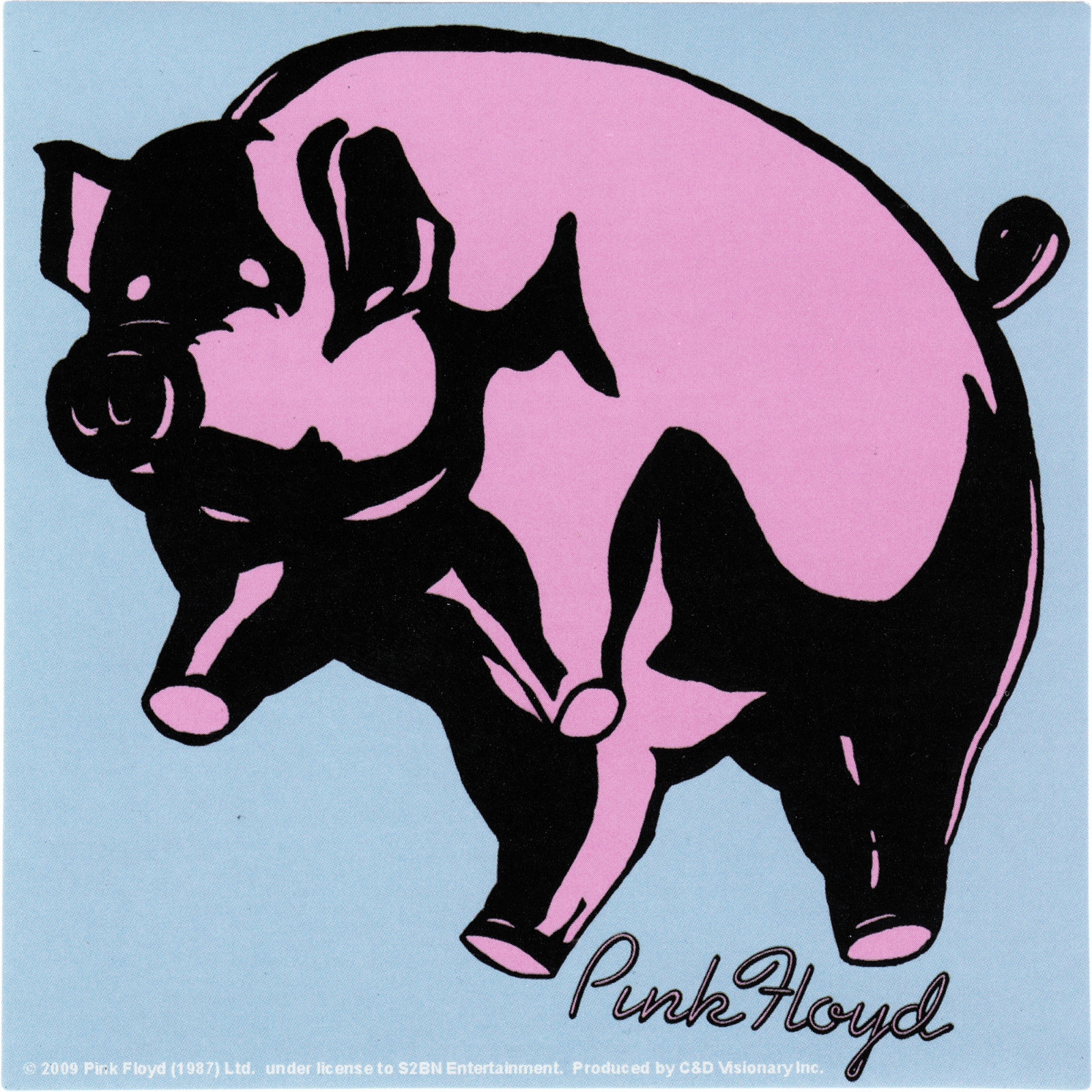 Sticker – Pink Floyd Pig Balloon 1970s Rock Music Band 4″ Decal #5862 New Cool