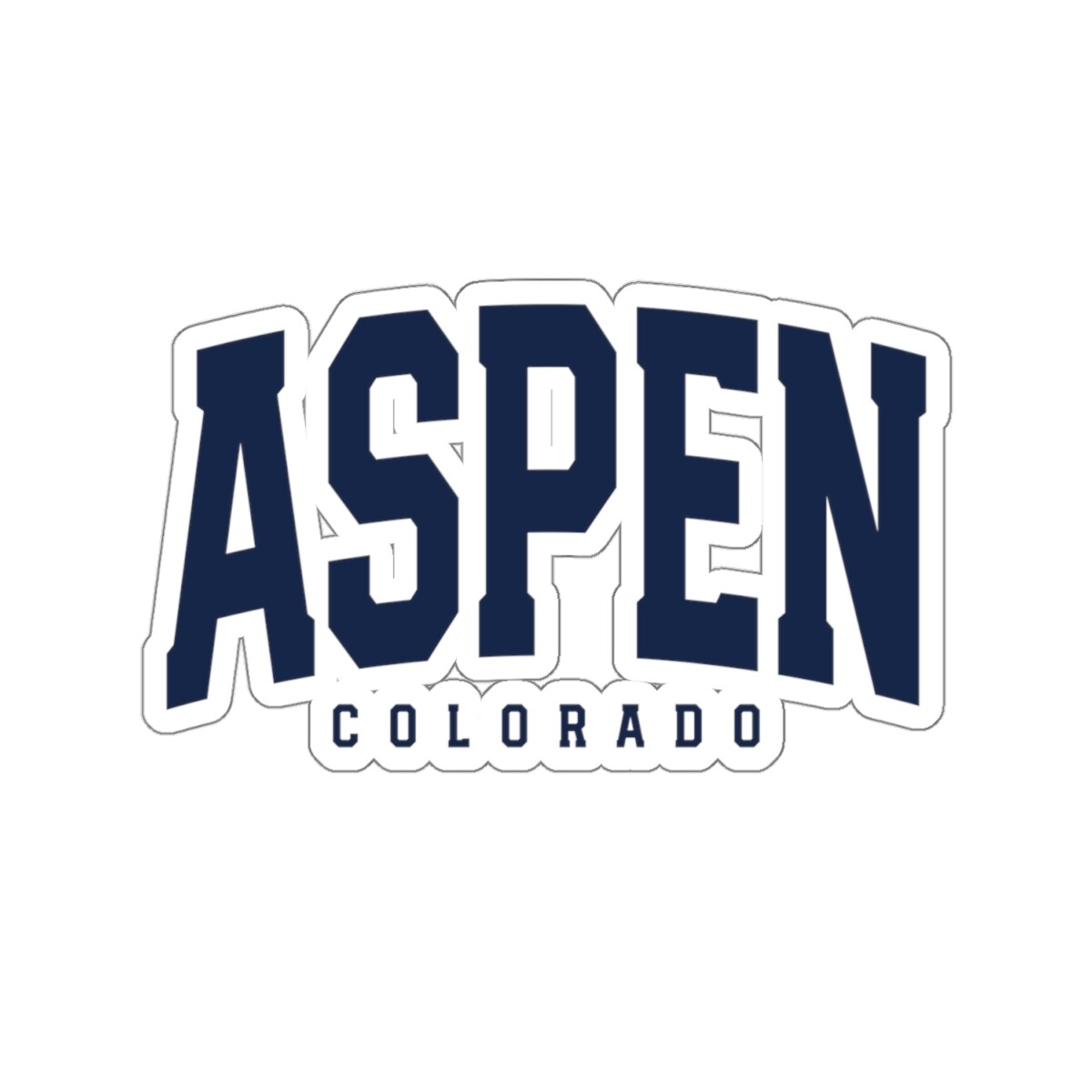 Aspen Colorado CO Trip Moving Vacation Sticker Kiss Cut Gifts Decal Label Laptop