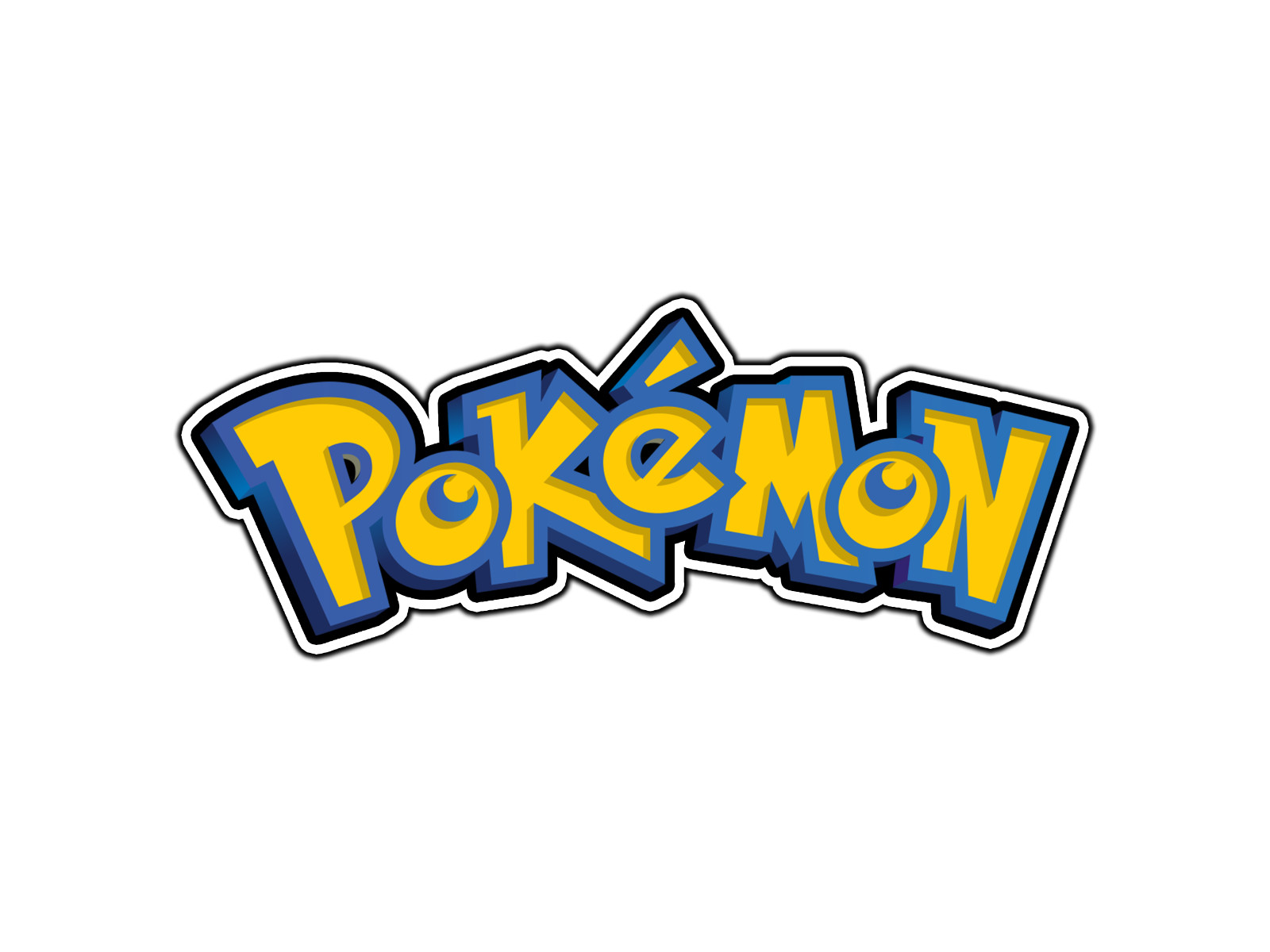 Pokemon Logo #1 Waterproof Vinyl Sticker Decal Die-Cut