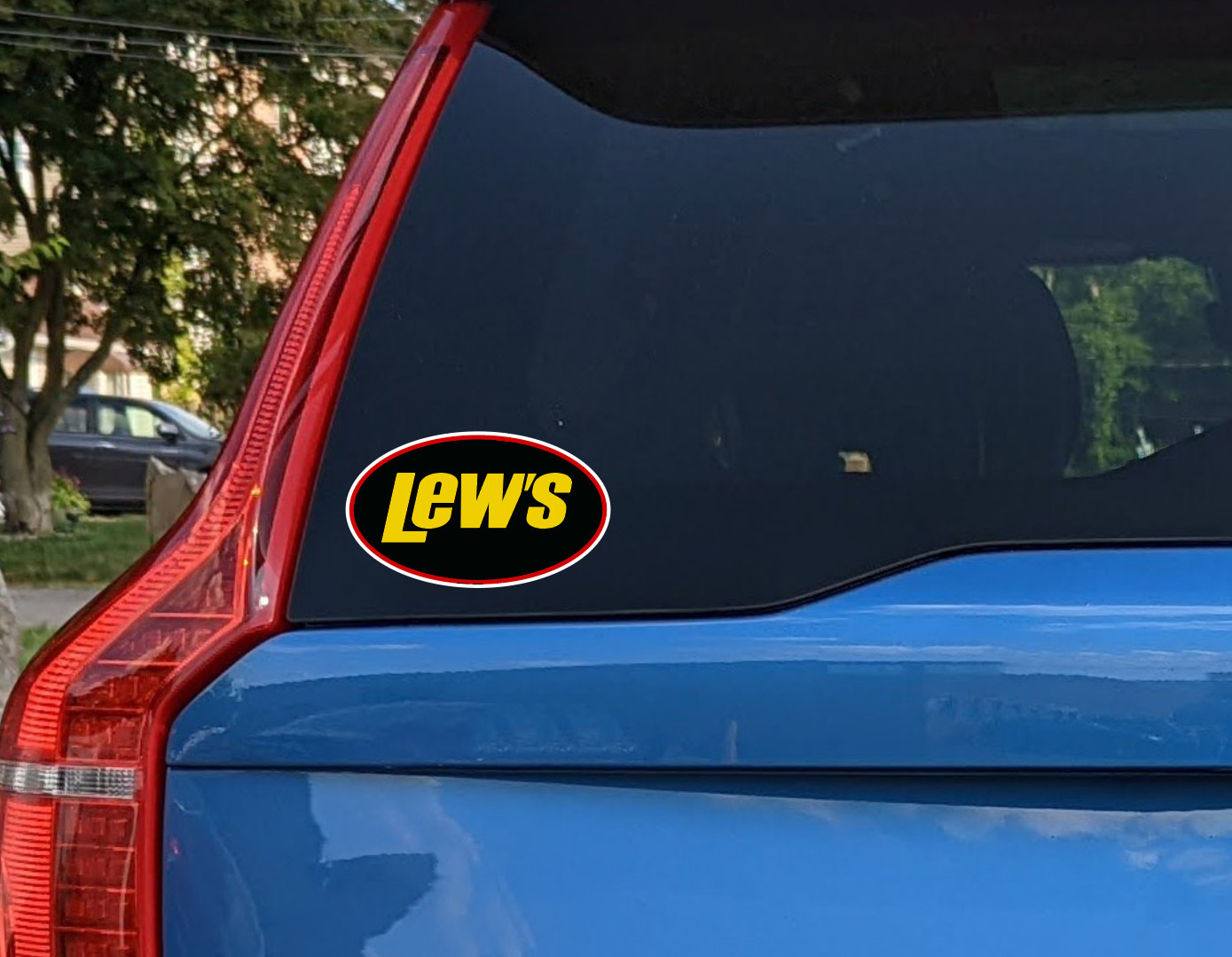 Lew’s Fishing Decal Sticker 3M vinyl bubble-free installation