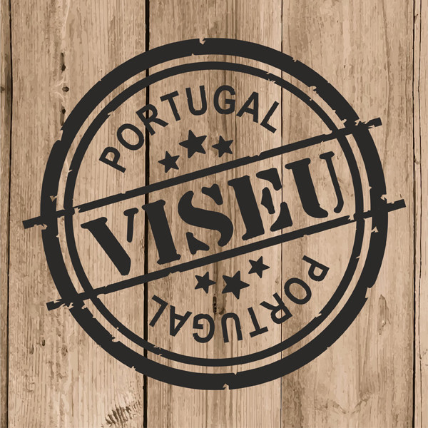 Viseu Sticker Vinyl 10 cm / 4″ Decal Stamp Viseu Portugal Car Laptop Tablet Wall
