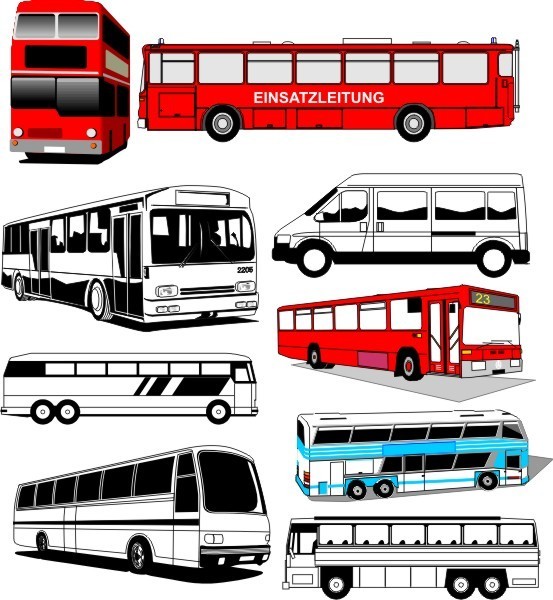 Vector Trucks Bundle, Truck Vector CDR Files, Editable Truck Clipart-Vector CDR