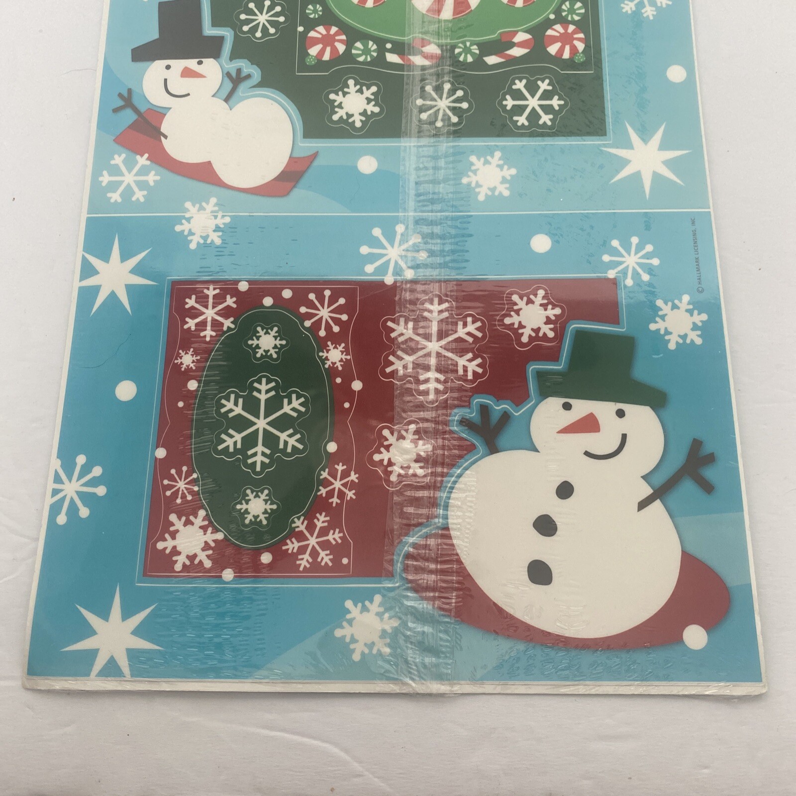 Hallmark Stickers Moveable Decorations- Christmas, Winter- Makes 4 Frames