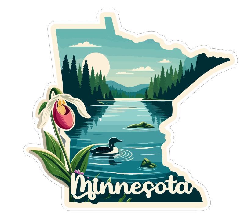 Minnesota Sticker Stickers A250