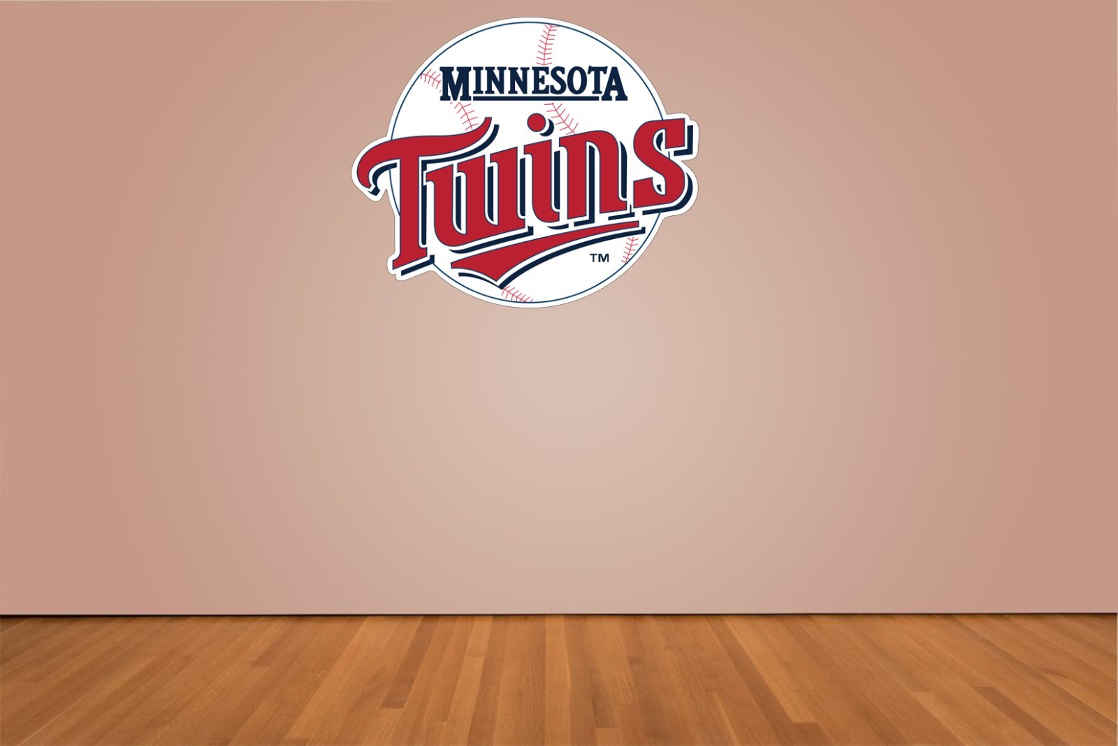 Minnesota Twins Indoor Wall Vinyl Decal Sticker 5″ – 52″
