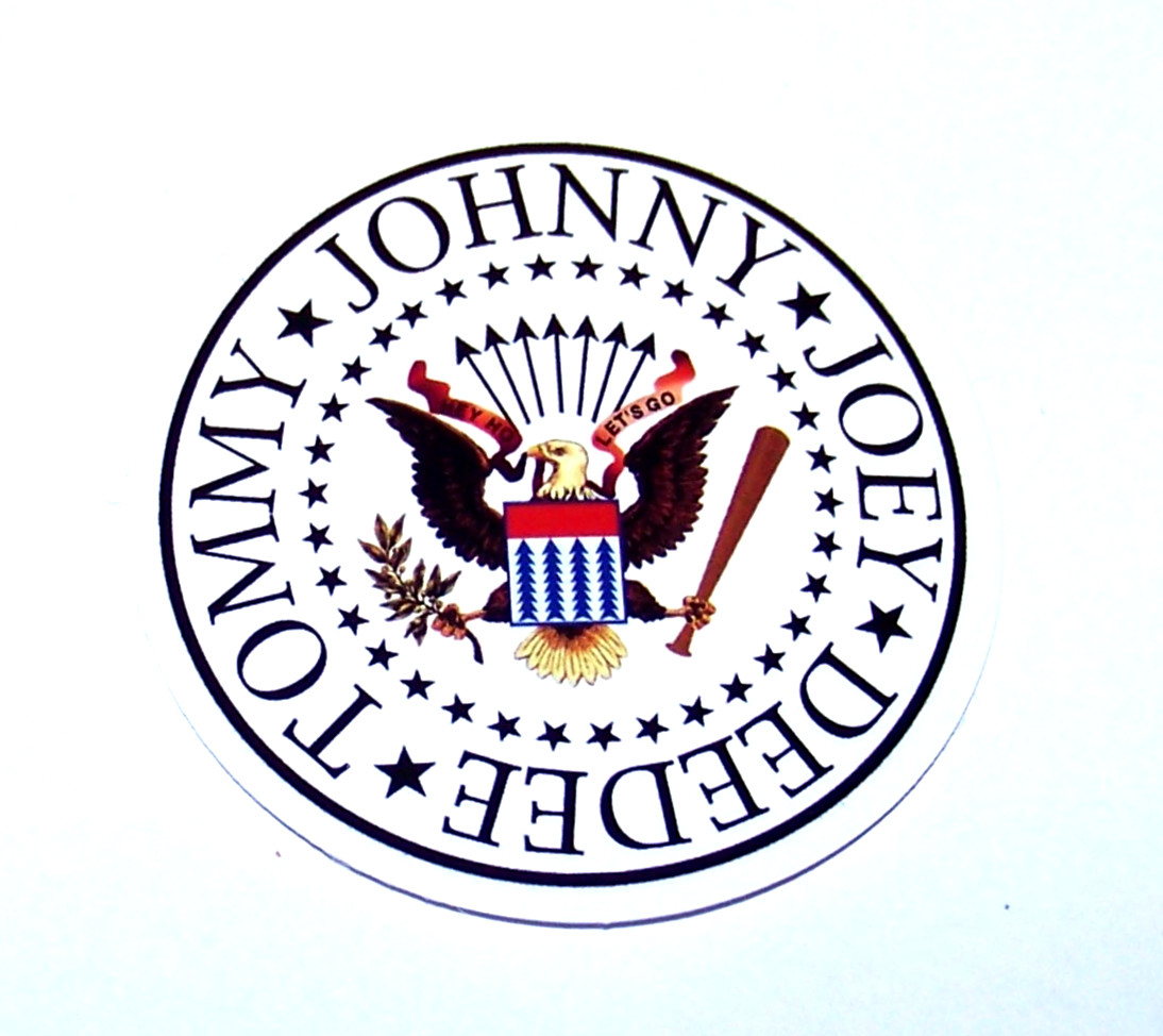 RAMONES Logo Cut Sticker Decal Band Music Metal Rock Punk The Ramones
