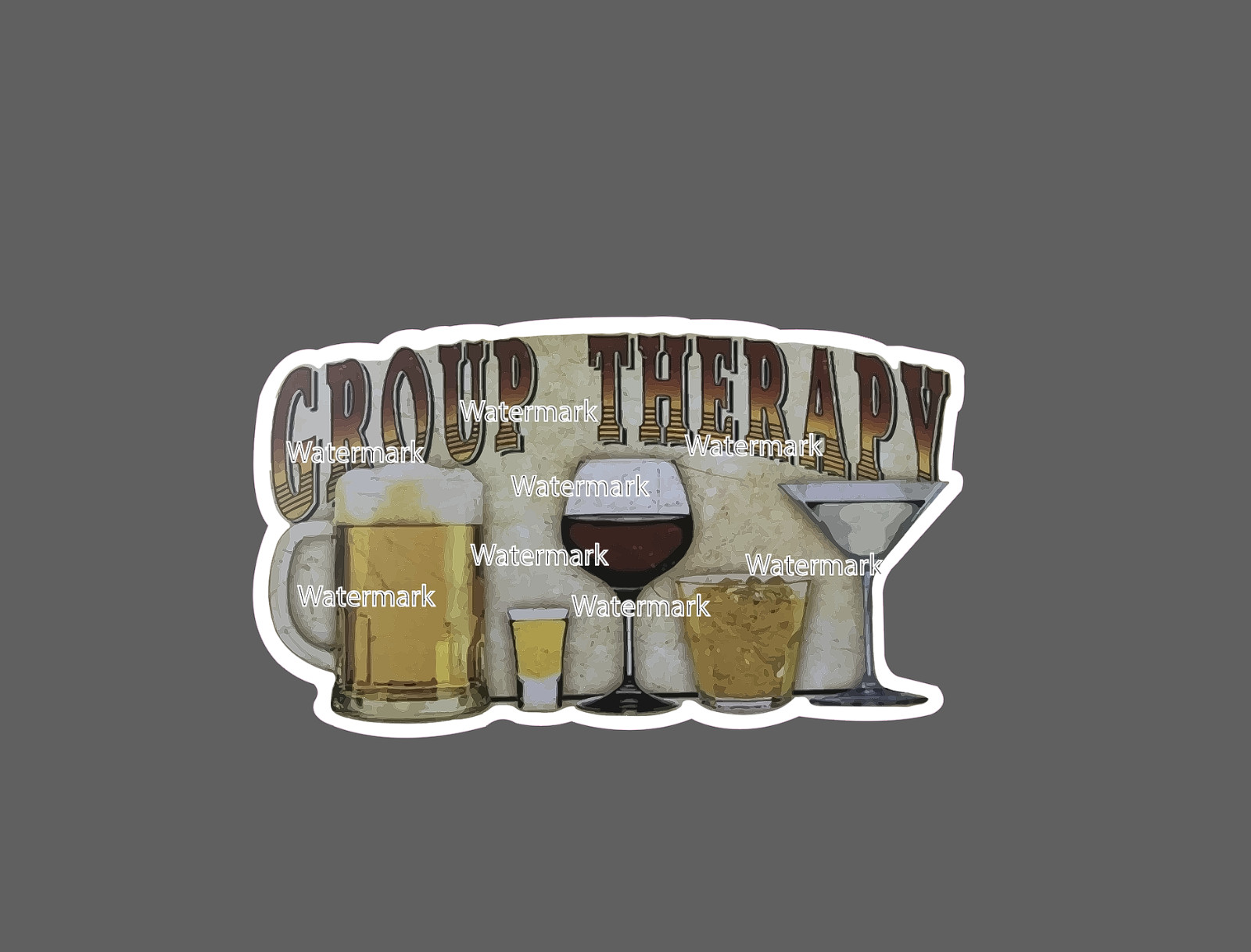 Group Therapy Sticker Drinking Waterproof – Buy Any 4 For $1.75 EACH Storewide!