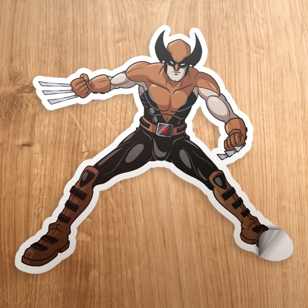 X-Men: Evolution Wolverine Logan Mutant 3″ Glossy Vinyl Sticker