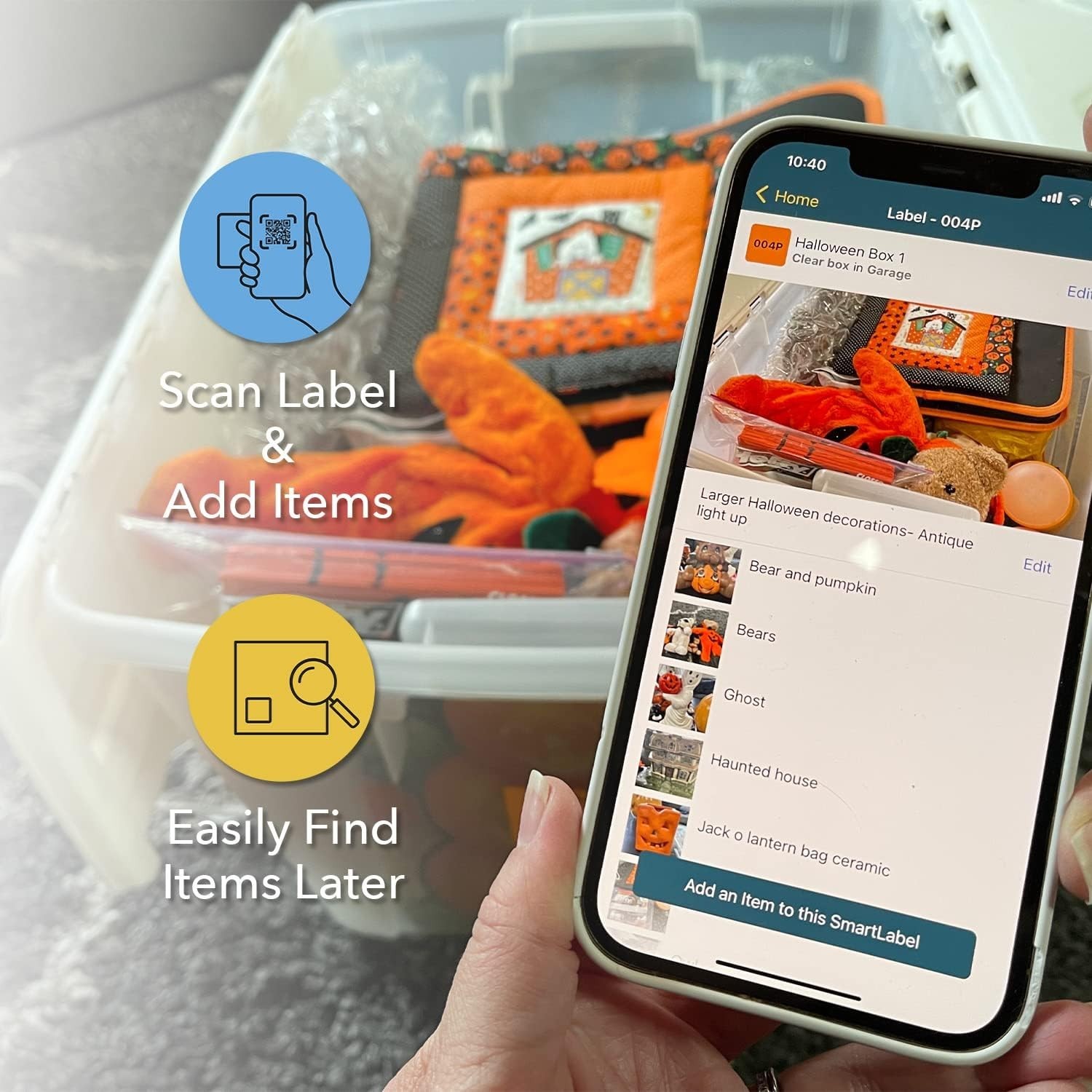 Color-Coding QR Code Stickers, 2.5 Inch Labels for Simplified Storage Management