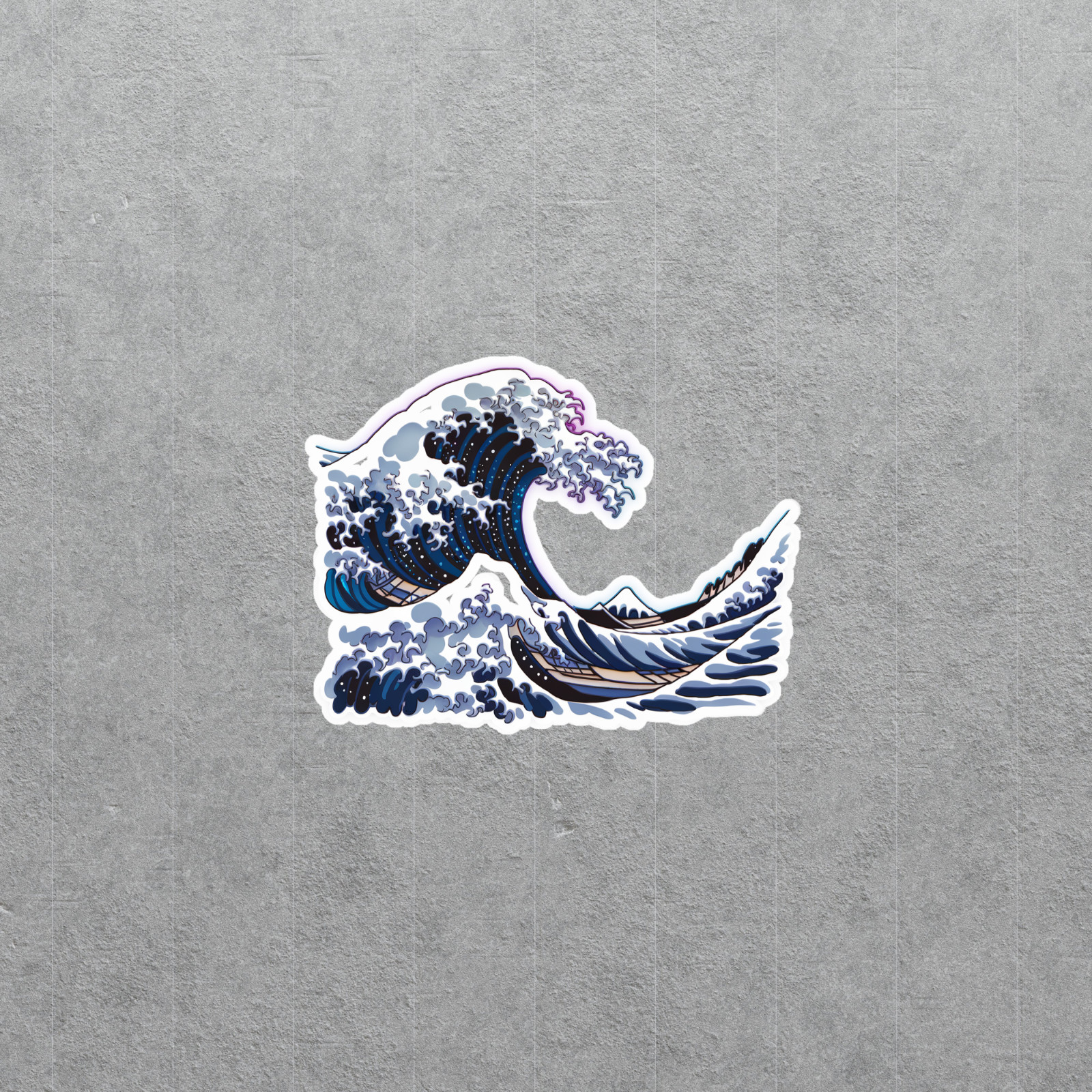 Great Wave Vinyl Sticker – Japanese Art Style Ocean Wave Tsunami Decal #4498