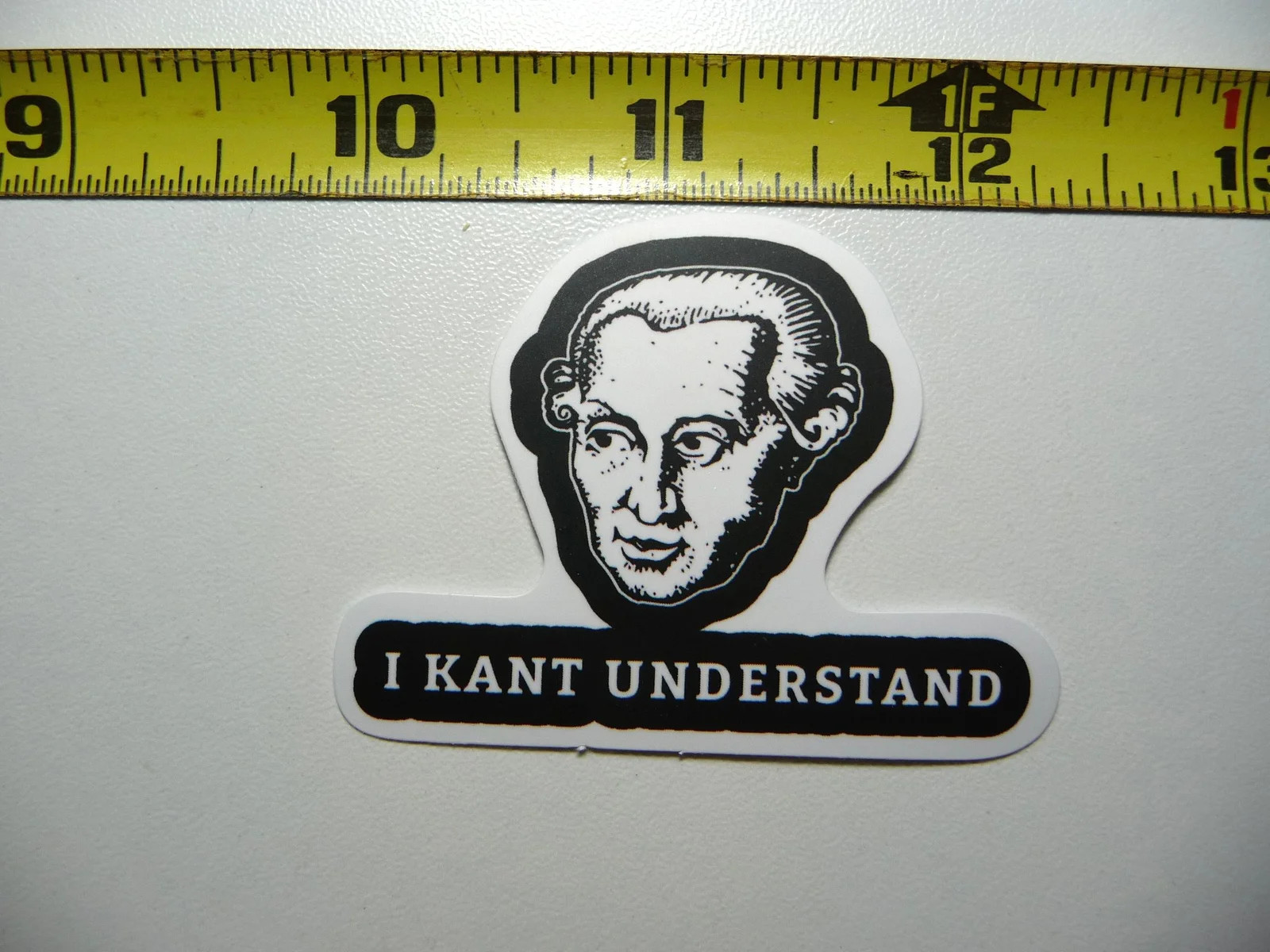 IMMANUEL I KANT UNDERSTAND SMALL STICKER DECAL FUNNY PARODY FAMOUS