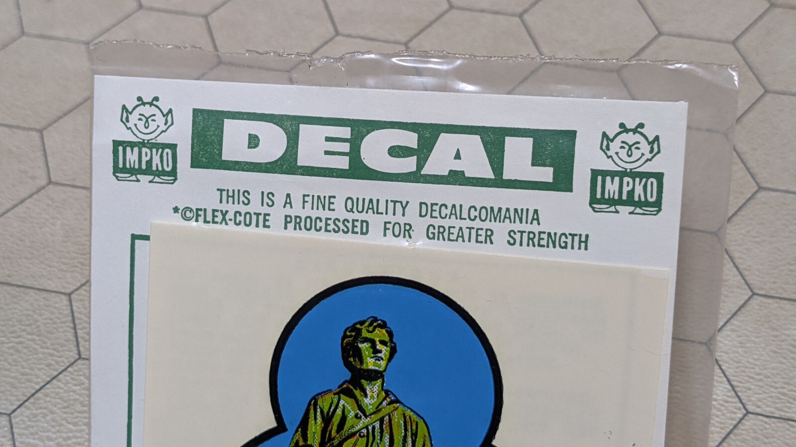 Lexington Mass John Parker Statue 3″ x 4″ Lot of 2 Vintage Impko Decals!