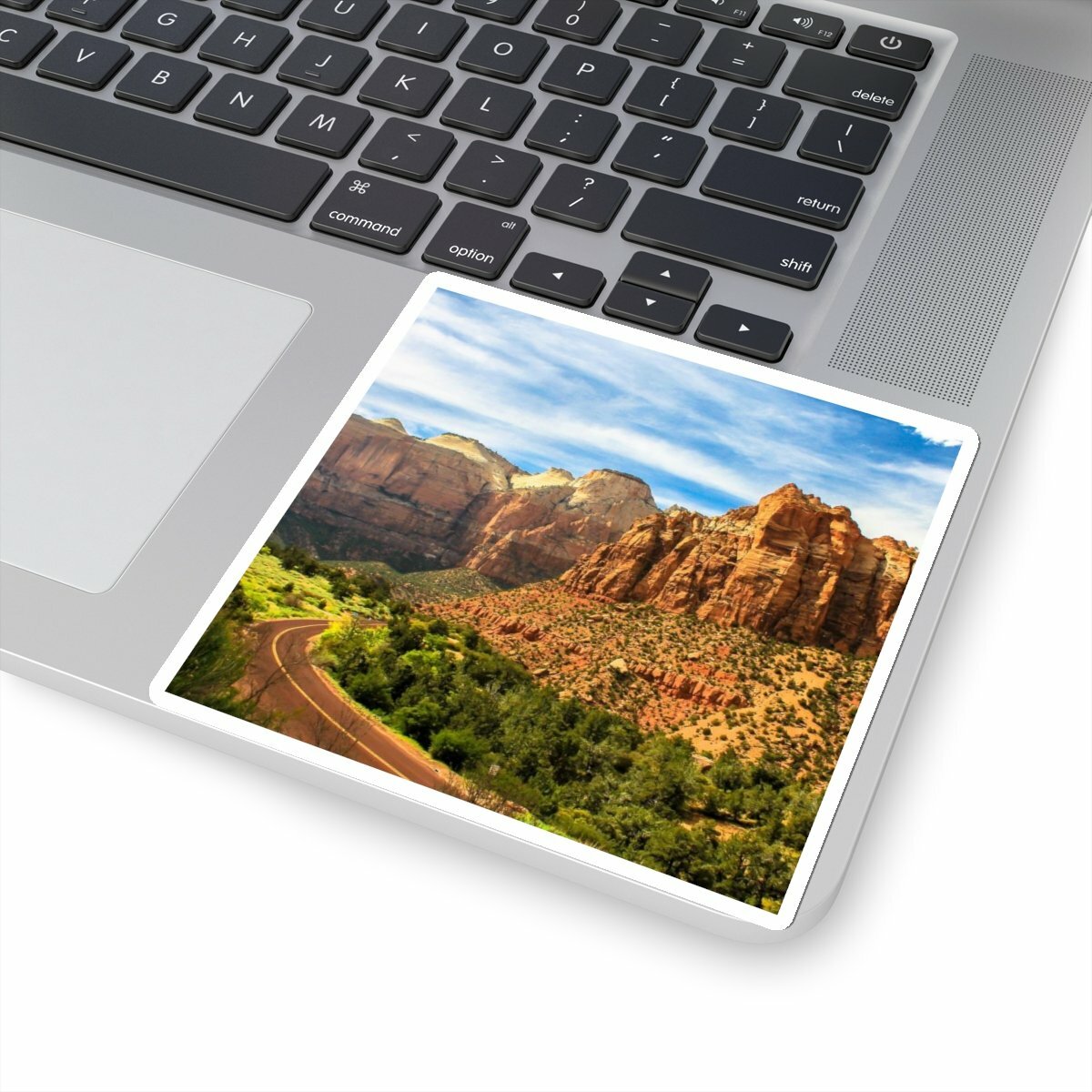 Zion National Park Photo Sticker, Zion Sticker, National Park Sticker, National