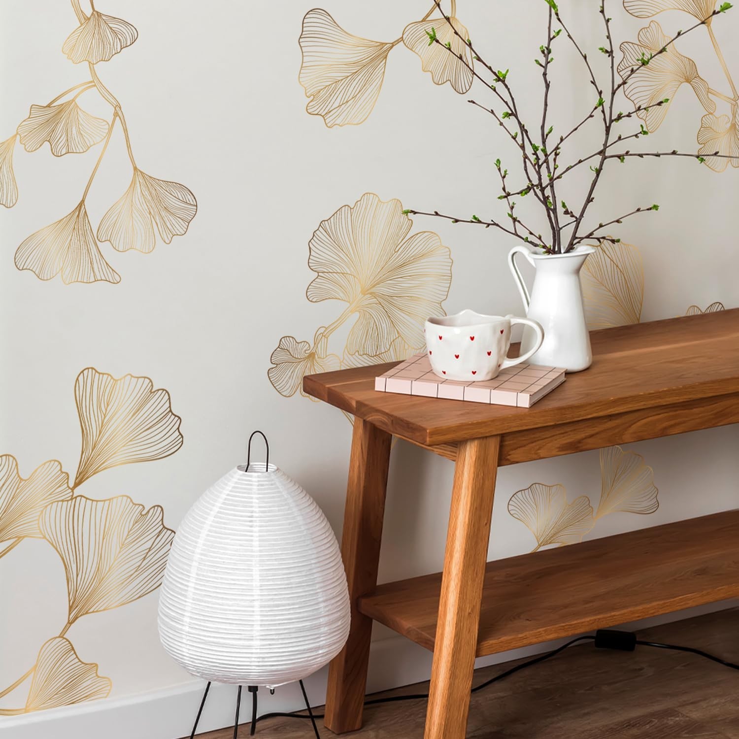 Boho Wall Decals Peel and Stick Large Wall Sticker Leaves Vinly Transfer for …