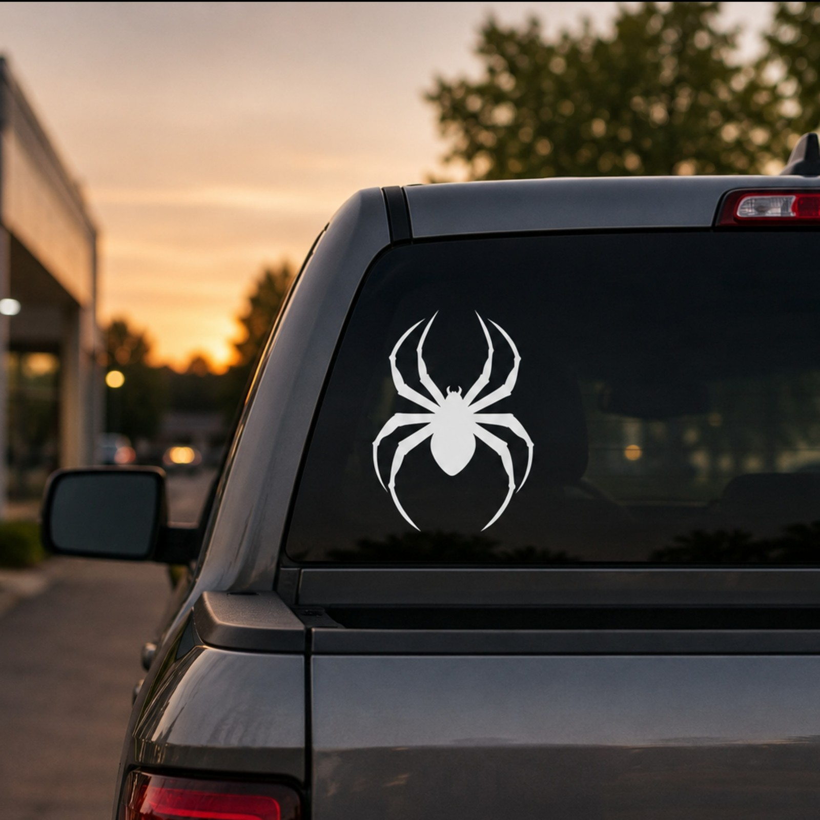 Black Widow Spider Vinyl Decal Sticker – Car Truck Window Laptop Cup Oracal 651