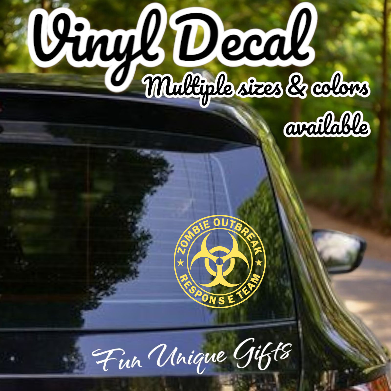 Zombie Response Team Vinyl Decal Sticker -Multiple Colors & Sizes- SHIPS FREE!