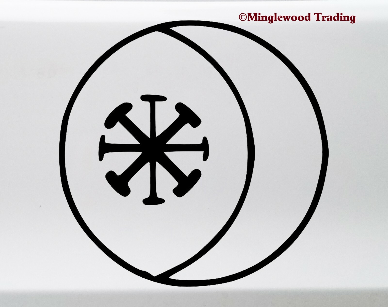 Seax Wica Vinyl Sticker – Seux Wiccan Sabbat Moon Sun – Die Cut Decal