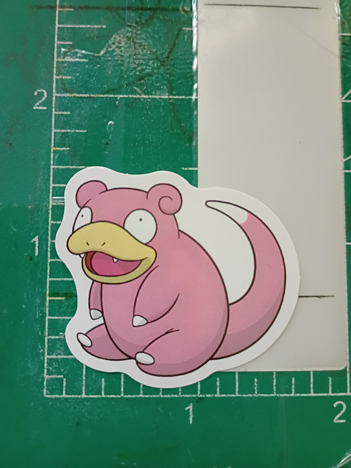 POKEMON STICKER X SLOWPOKE STICKER X VYNIL HIGH GLOSS DIECUT STICKER X 2X2…