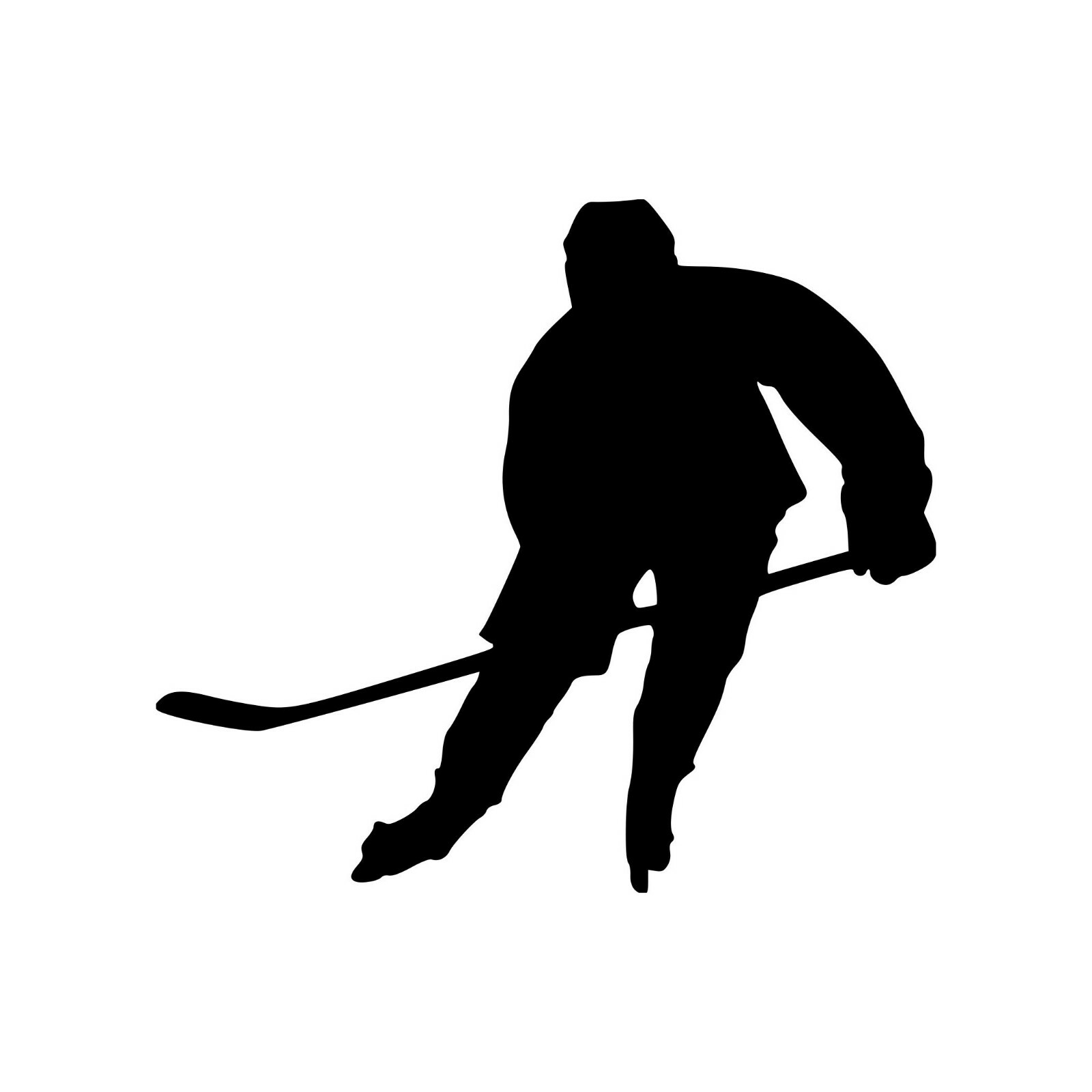 ICE HOCKEY PLAYER Vinyl Decal Sticker -V3- Puck Stick Winter Sport Roller