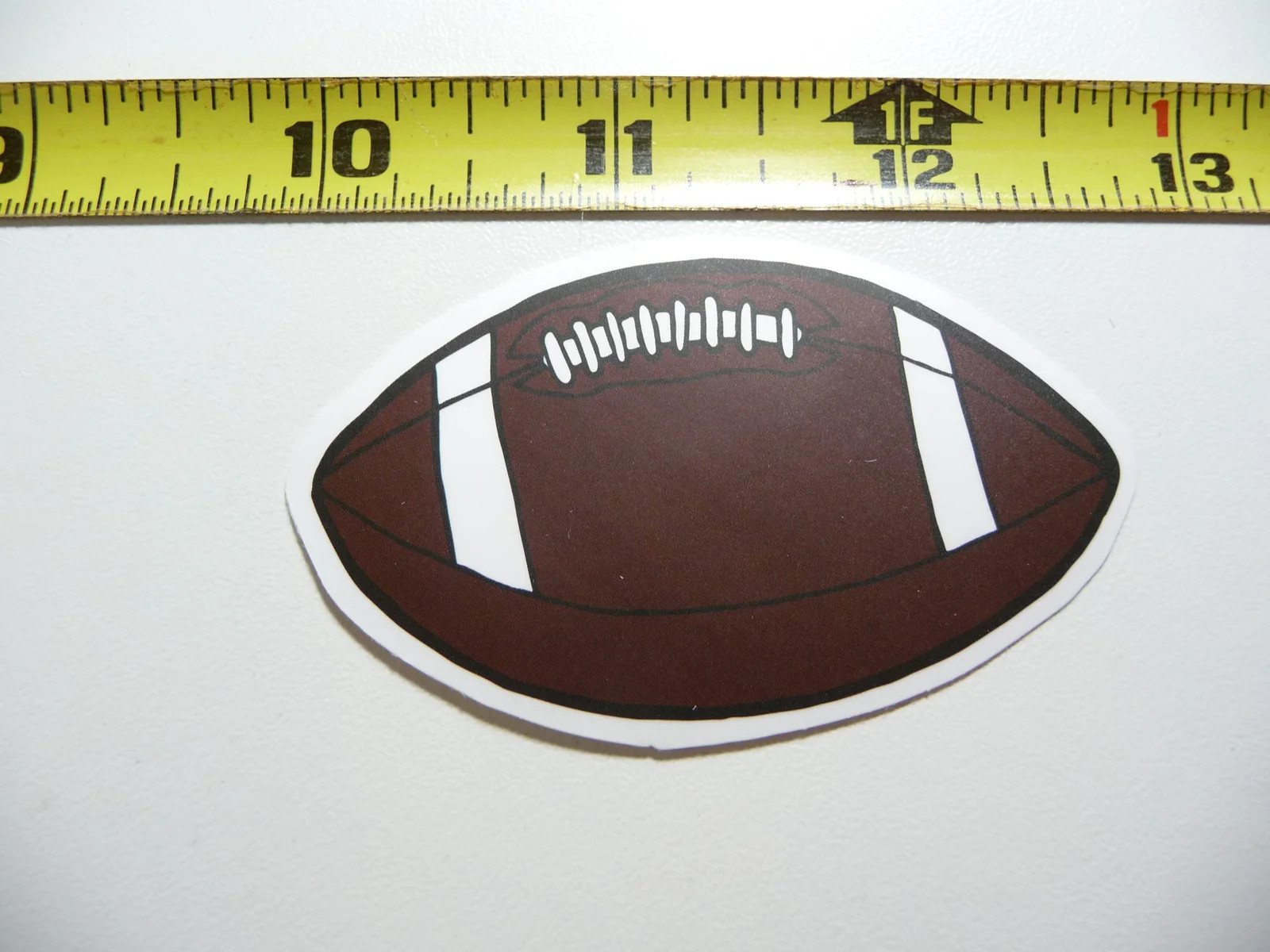 FOOTBALL #1 SMALL STICKER DECAL GAME ATHLETIC SPORTS GAME FUNNY