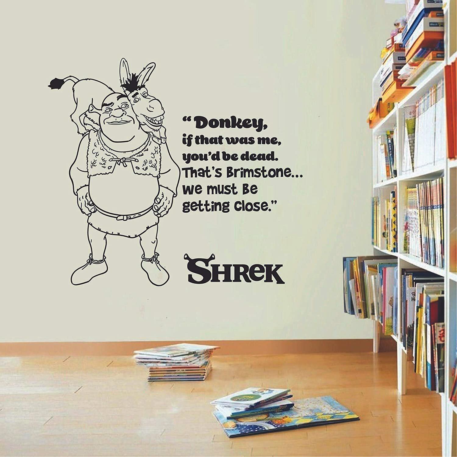 Shrek Donkey Quote Cartoon Wall Sticker Vinyl Art Decal Decor Kids Room Home