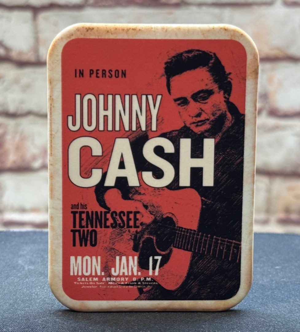 Johnny Cash and His Tennessee Two – New Larger Size – Made in the USA Magnet