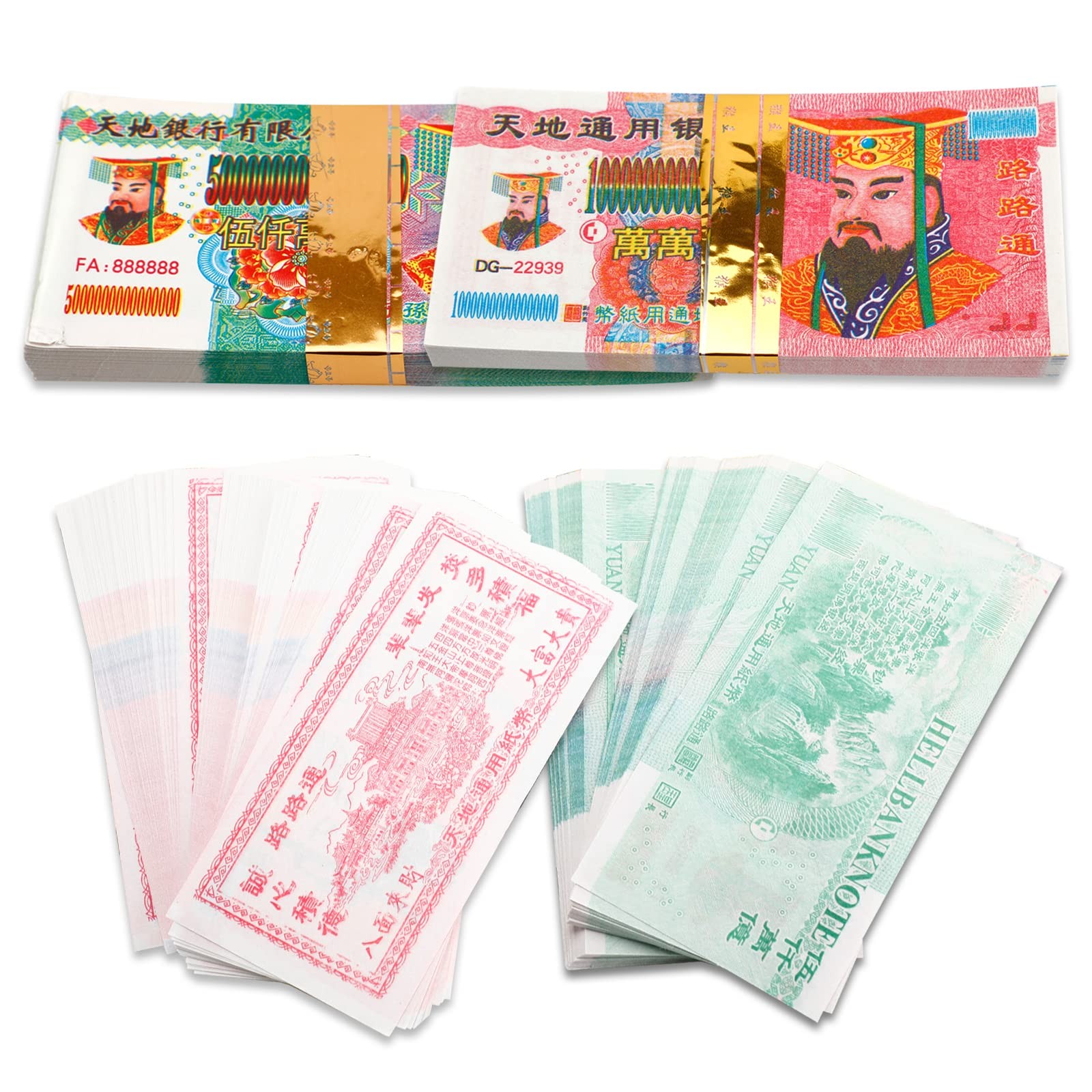 800Pcs Joss Paper Ancestor Money Traditional Chinese Blessing for Ancestors…
