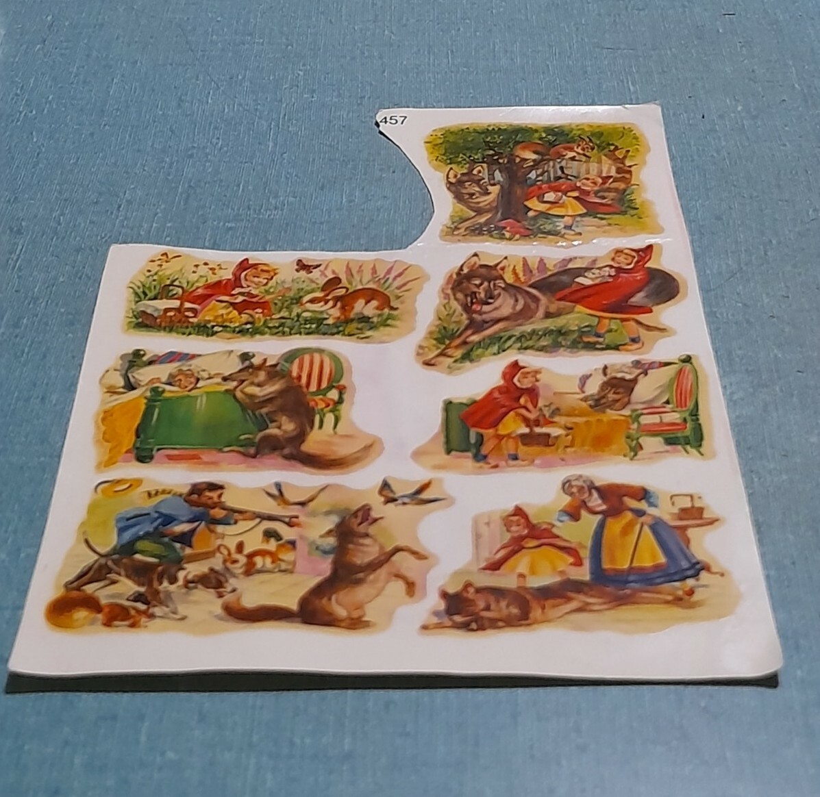 Presto Decals Decal – 1950s / ’60s – 12 x 17.5cm – Little Red Riding Hood
