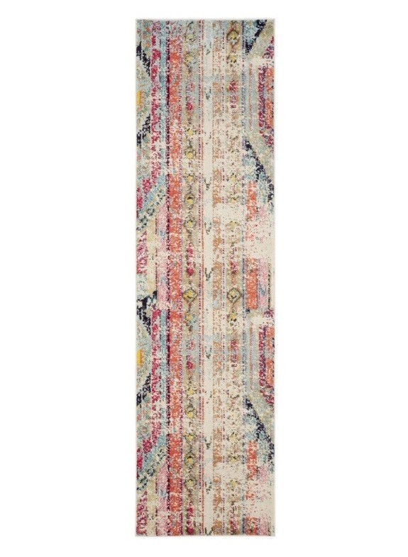 Safavieh Monaco Orange/Multi Rectangle Rug Multi 2 ‘ 2 in x 8 ‘ New With Tags