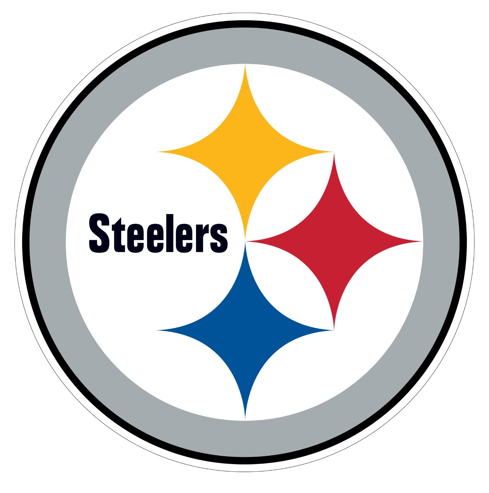 Pittsburgh Steelers Indoor Wall Vinyl Decal Sticker 5″ – 52″