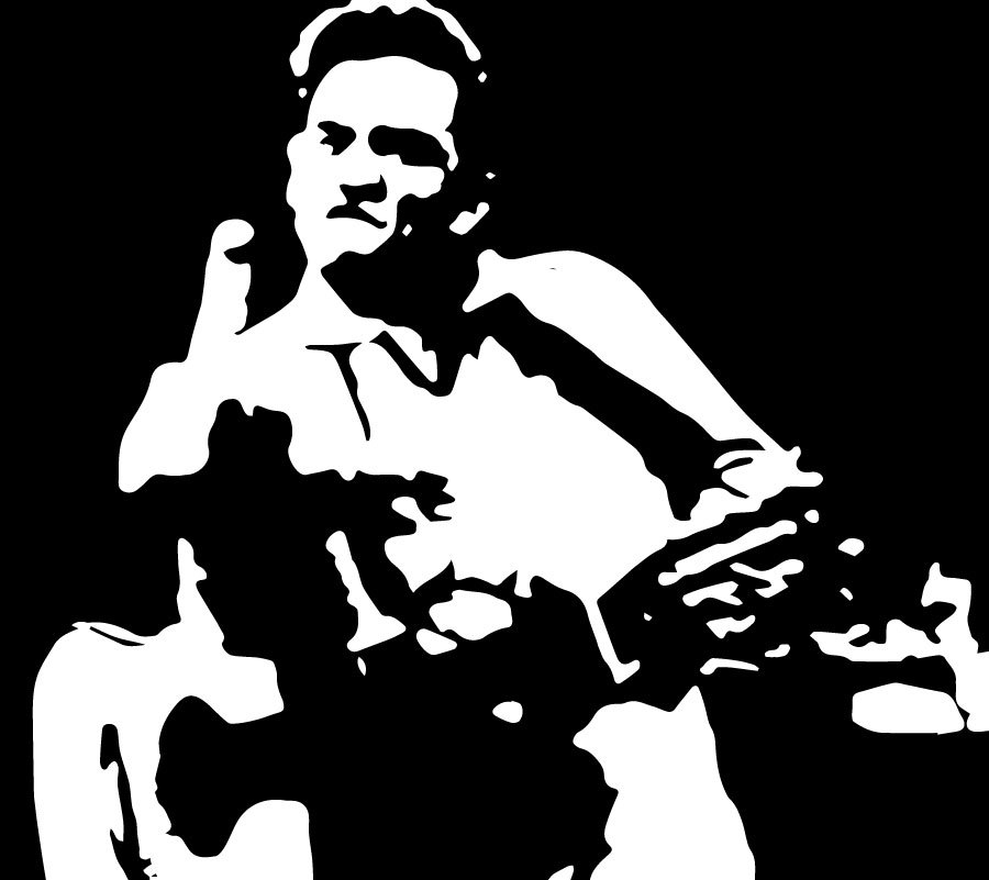 Johnny Cash vinyl decal sticker sun elvis country rock man in black CD DVD