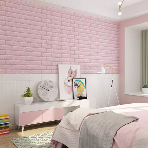 3D Foam Brick Self Adhesive Wallpaper Waterproof Wall Stickers Home Decor