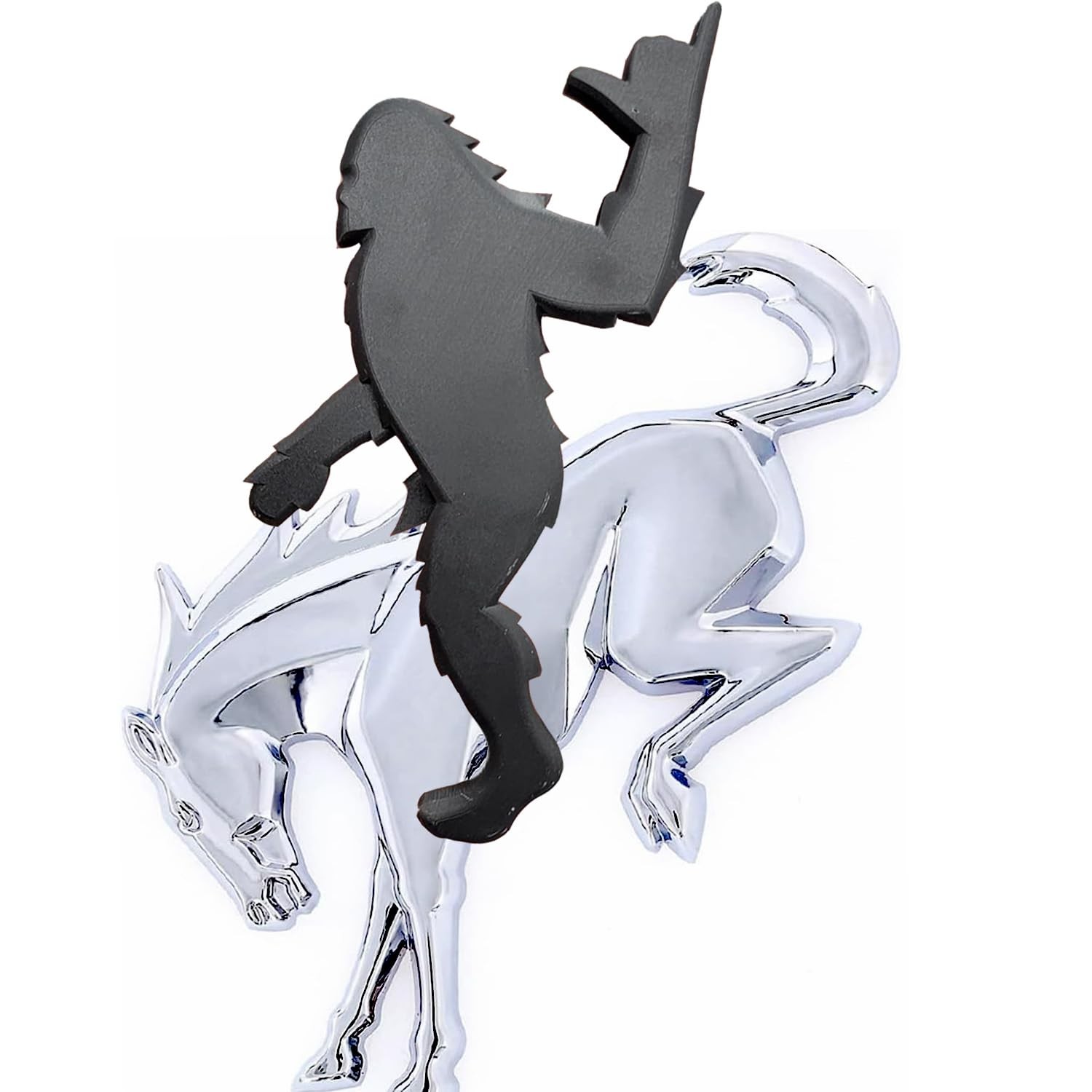 Add-A-Sasquatch Emblem for Bronco – 3″ x 4″ Overlay Decal – Easy Install, Ind…